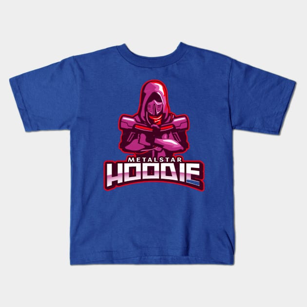 metal star hoodie Kids T-Shirt by Hyper_co